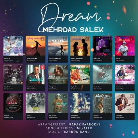دانلود آهنگ مهرداد سالک به نام Dream + متن آهنگ